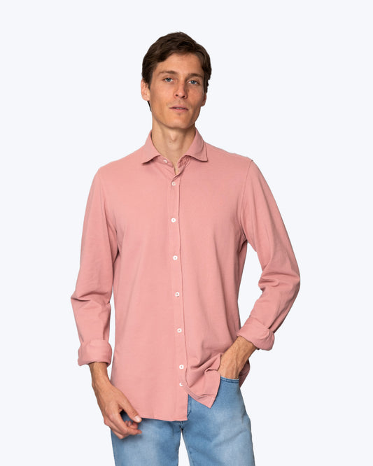 CAMISA ROSA PIQUÉ