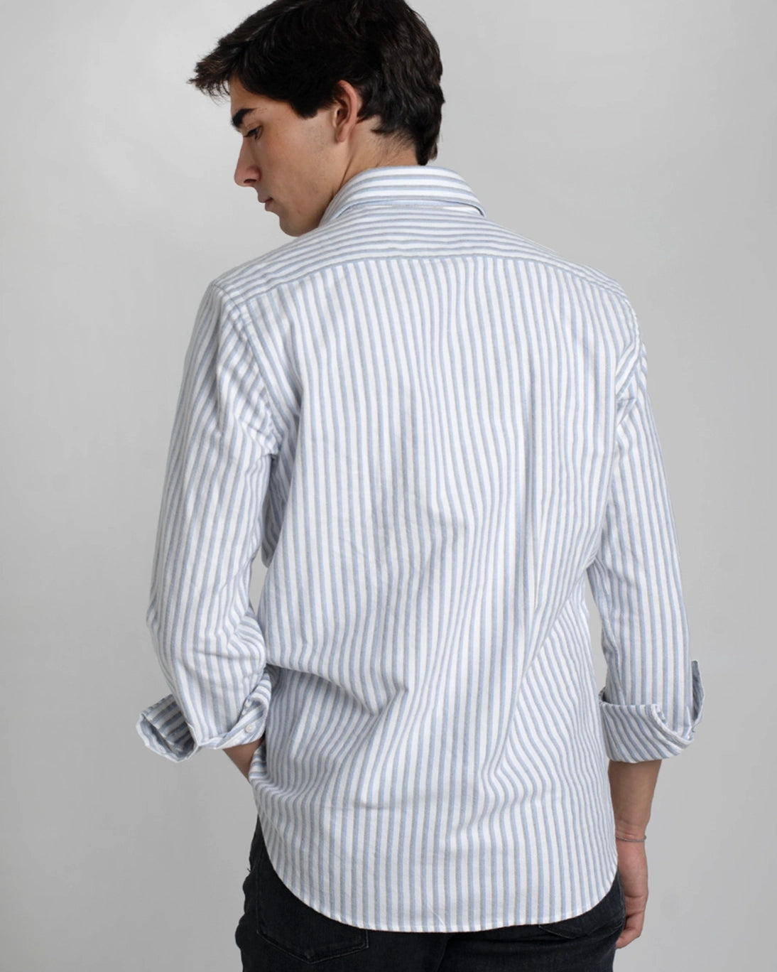 CAMISA BLANCA CON DOBLE RAYA