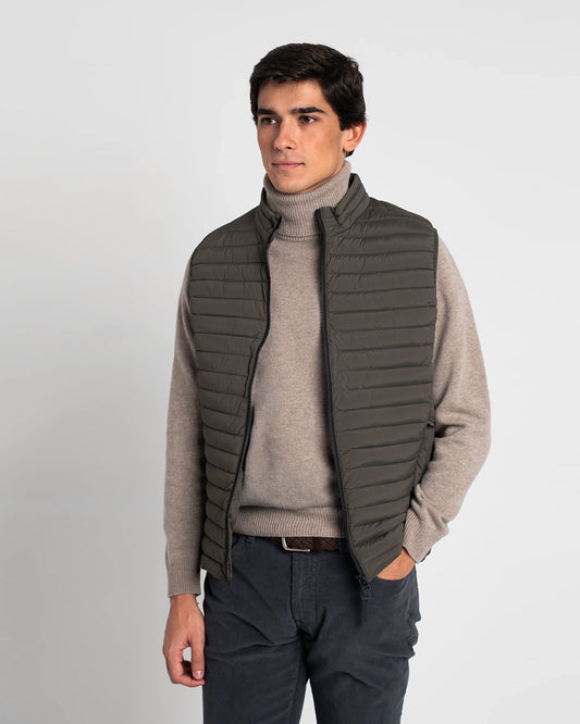OLIVE GREEN PADDED VEST