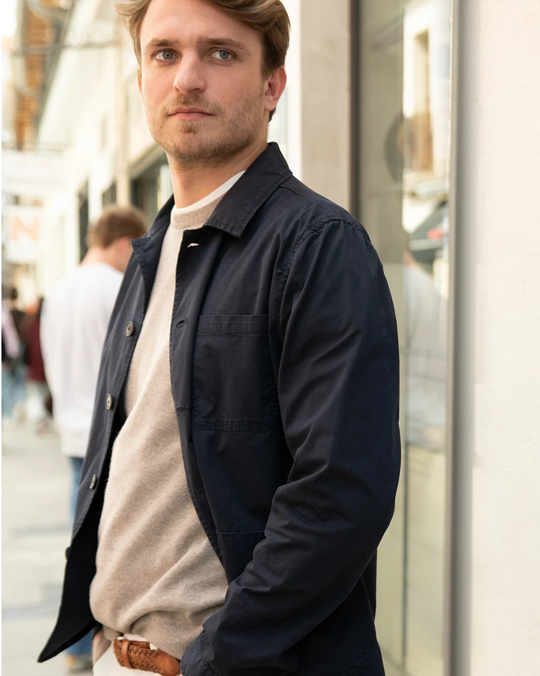 CHAQUETA KALEB AZUL MARINO