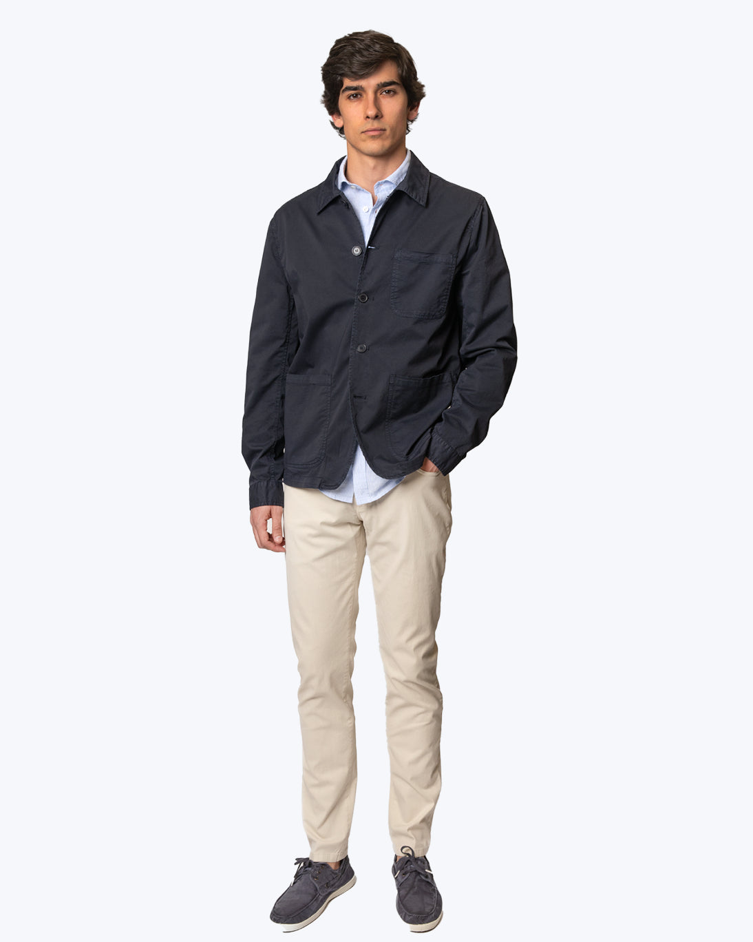 CHAQUETA KALEB AZUL MARINO