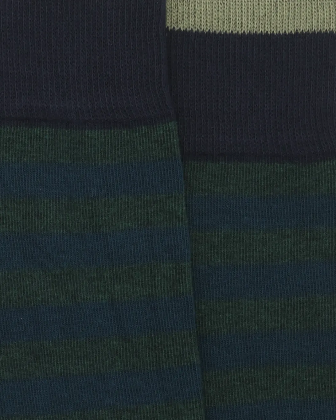 CALCETINES RAYAS AZULES Y VERDES