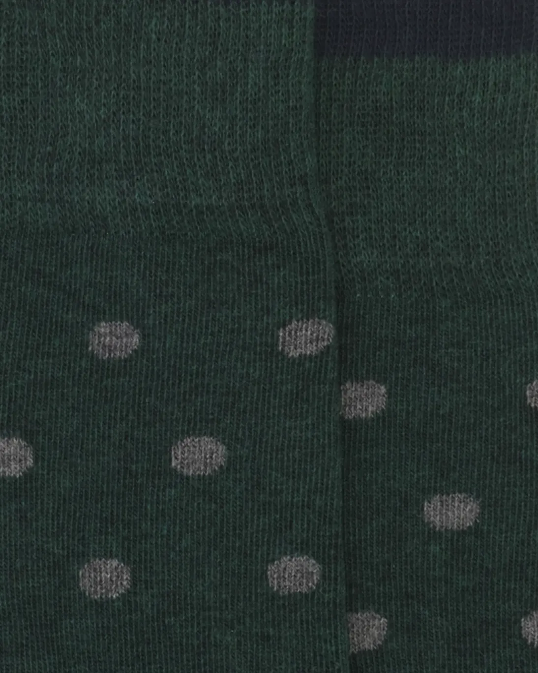 CALCETINES VERDES TOPO GRIS