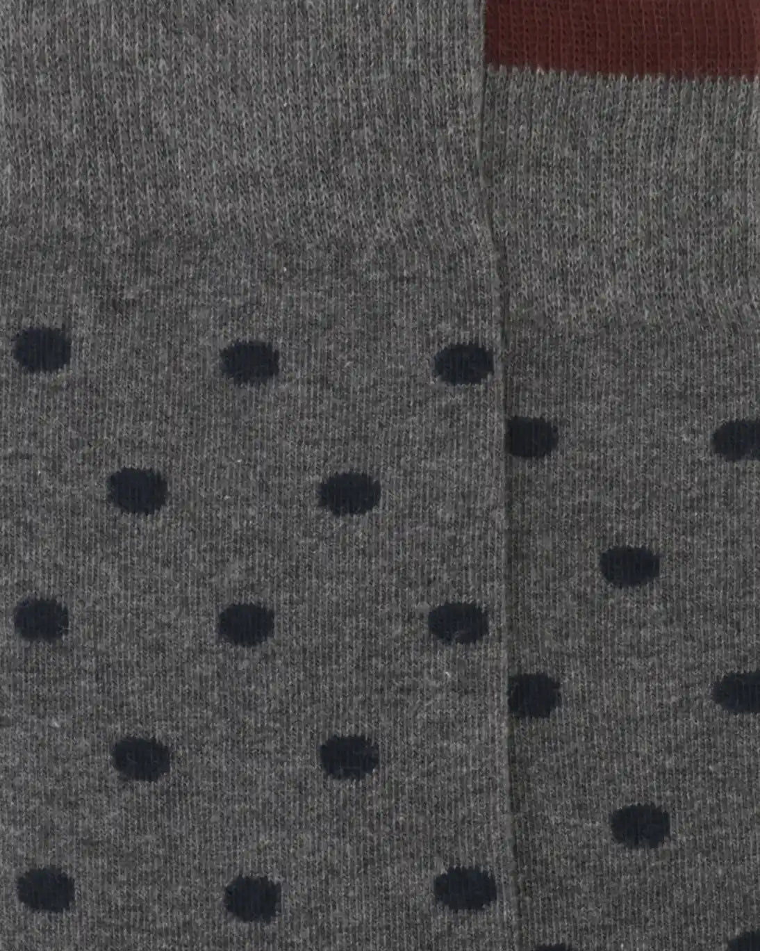 CALCETINES GRISES TOPO AZUL
