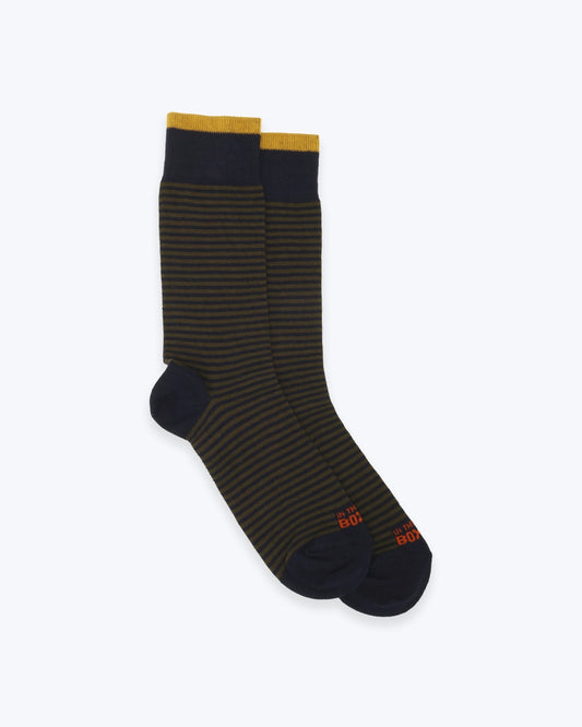 CALCETINES RAYAS AZULES Y VERDES