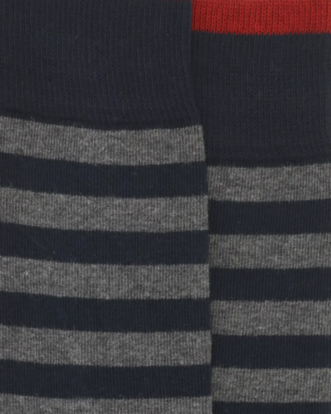 CALCETINES RAYAS GRISES Y AZULES