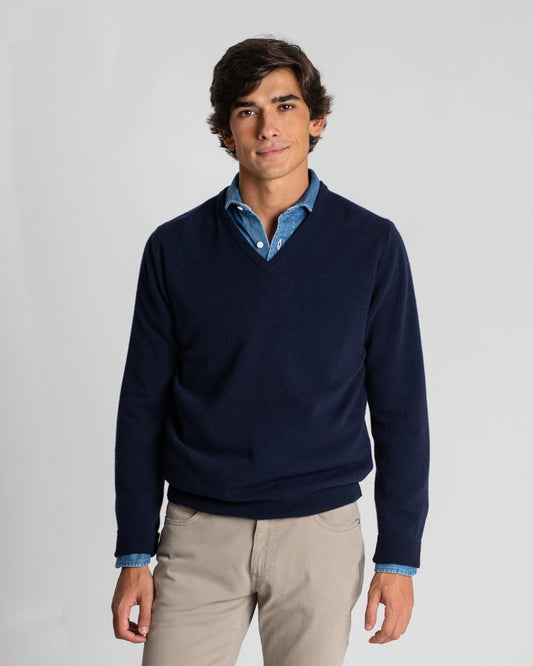 JERSEY PICO AZUL MARINO