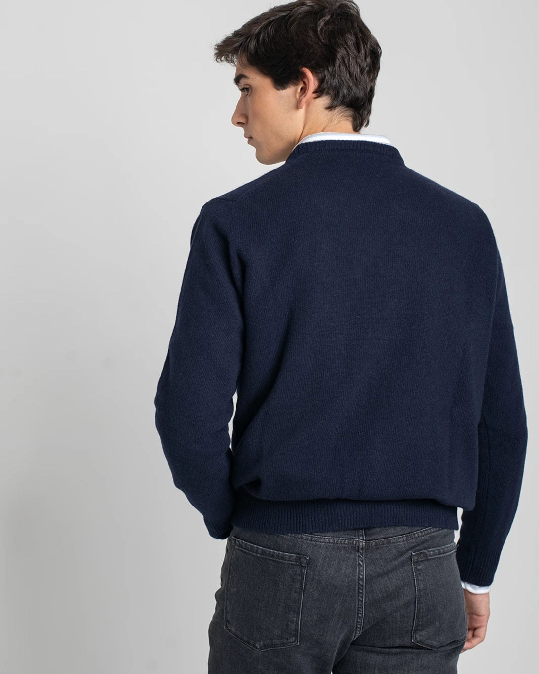 JERSEY CUELLO CAJA AZUL MARINO