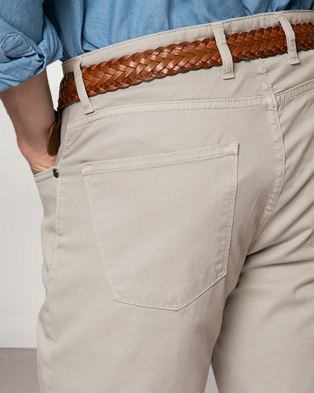 PANTALÓN 5 BOLSILLOS BEIGE
