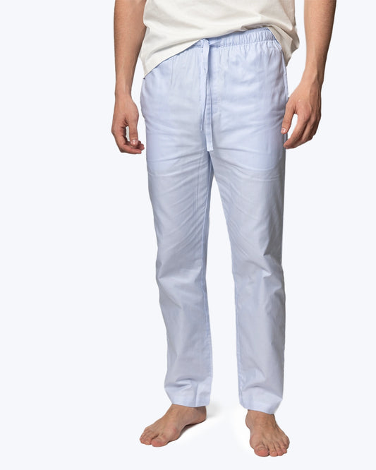 PANTALON PIJAMA RAYAS AZULES Y BLANCAS