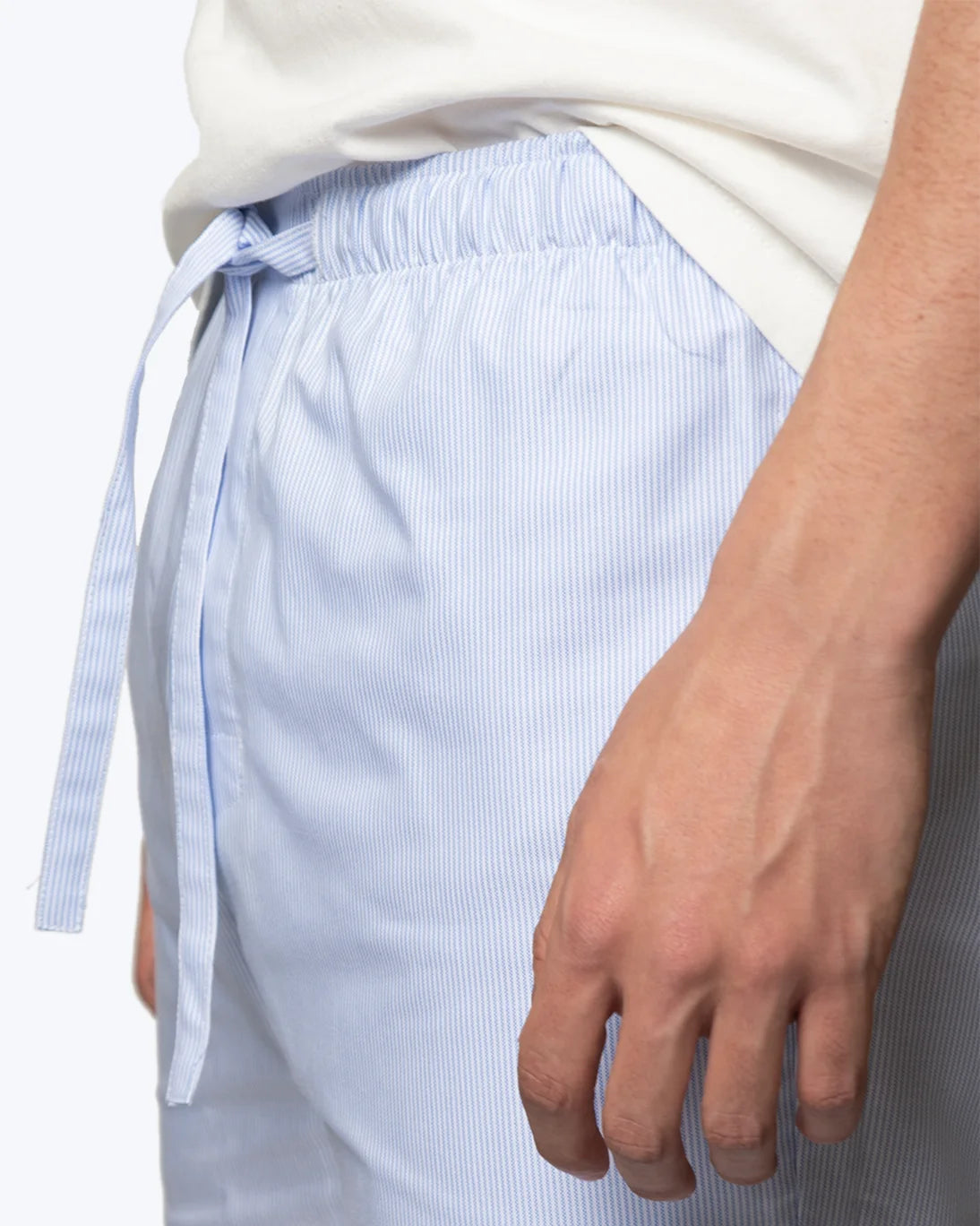 PANTALON PIJAMA RAYAS AZULES Y BLANCAS