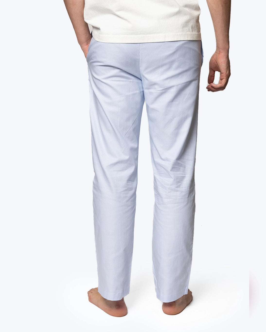 PANTALON PIJAMA RAYAS AZULES Y BLANCAS