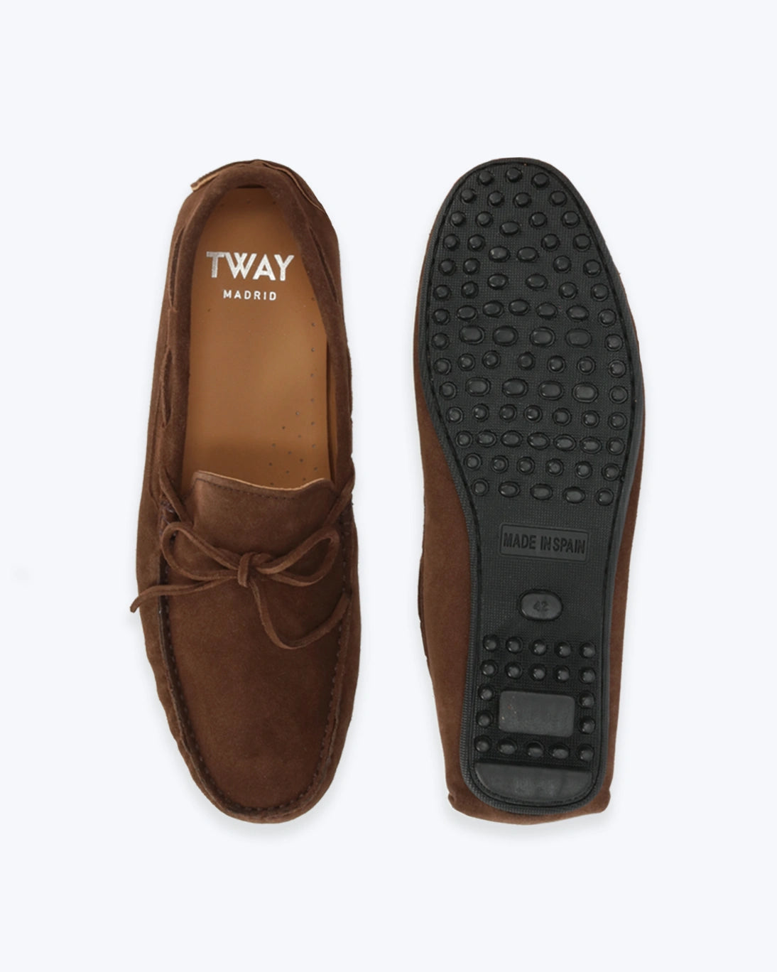 MOCASINES LAZO SERRAJE MARRÓN