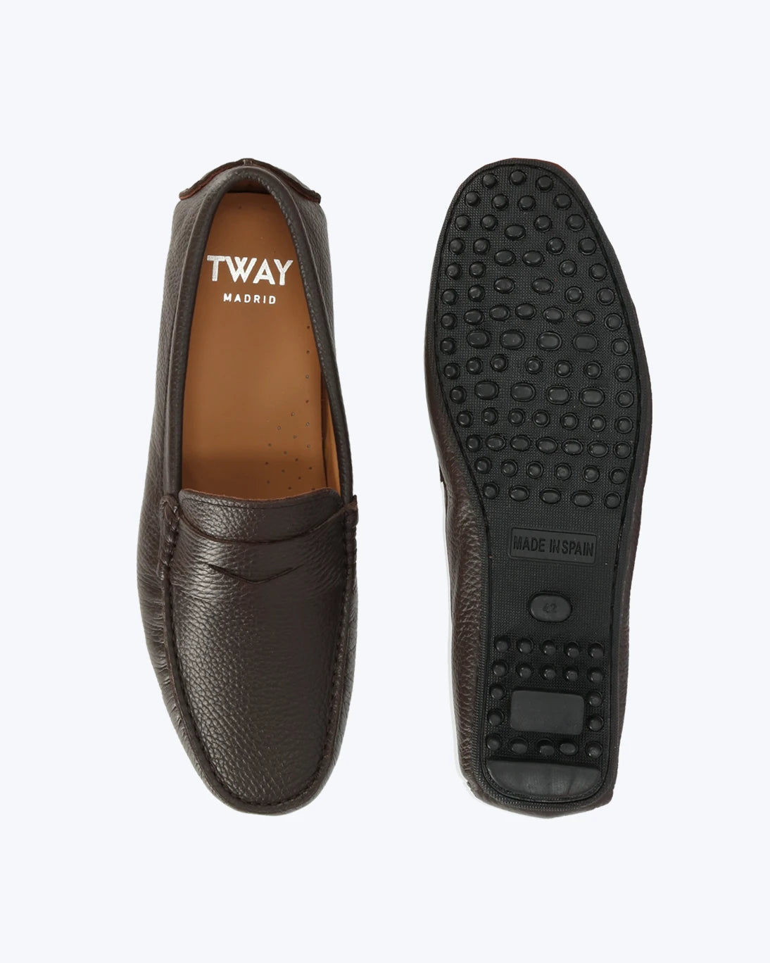 MOCASINES ANTIFAZ PIEL MARRÓN