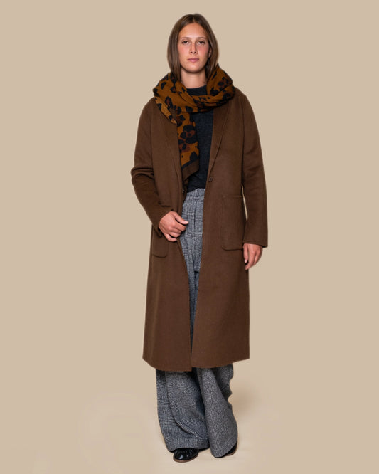 ABRIGO TOBBY MARRÓN