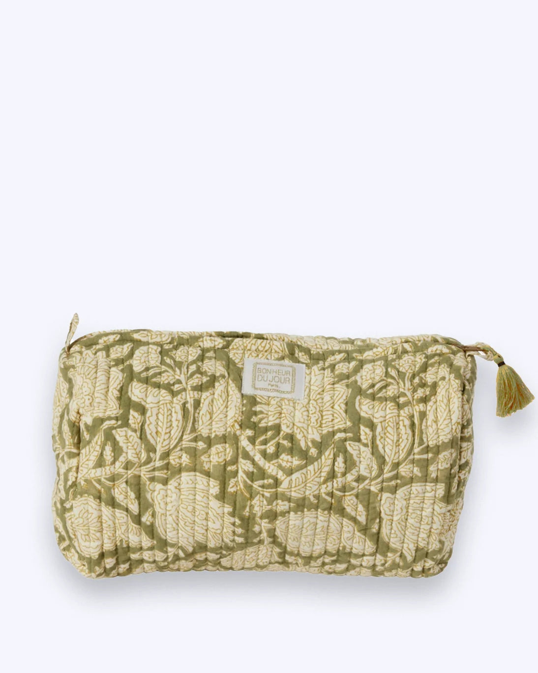 NECESER INDIRA FLOR VERDE GRANDE 25X13X9CM