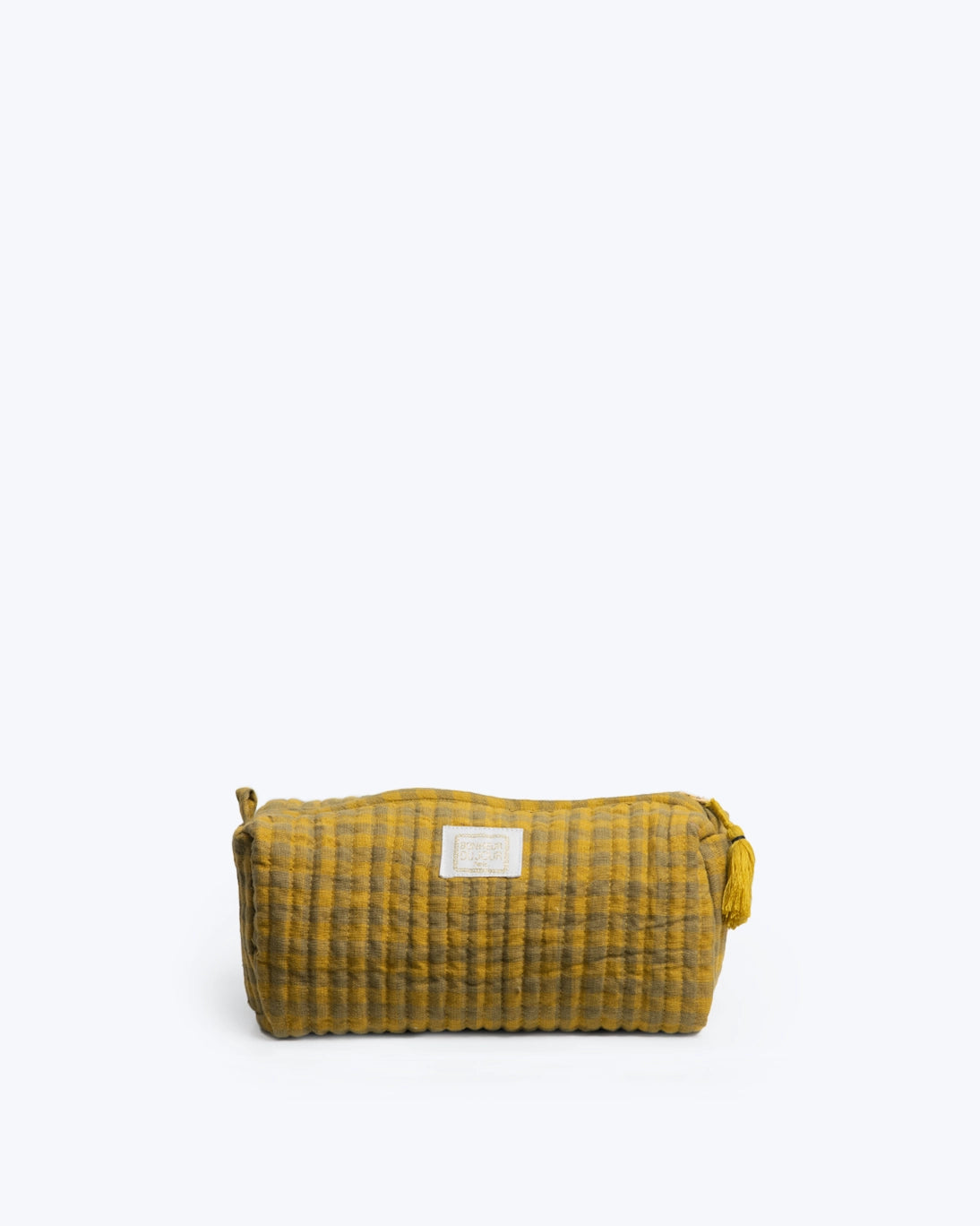 NECESER INDIRA VICHY OLIVA PEQUEÑO 25X10X7CM