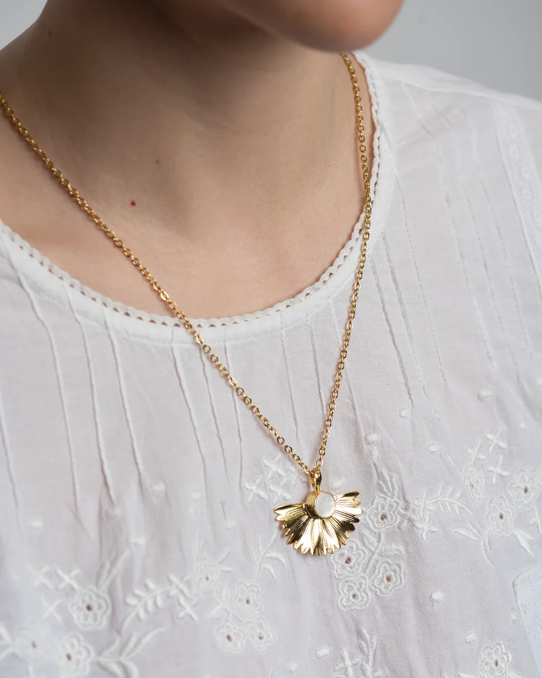 COLGANTE PIEDRA BLANCA