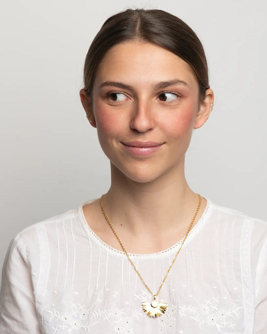 Colgante piedra blanca Apia