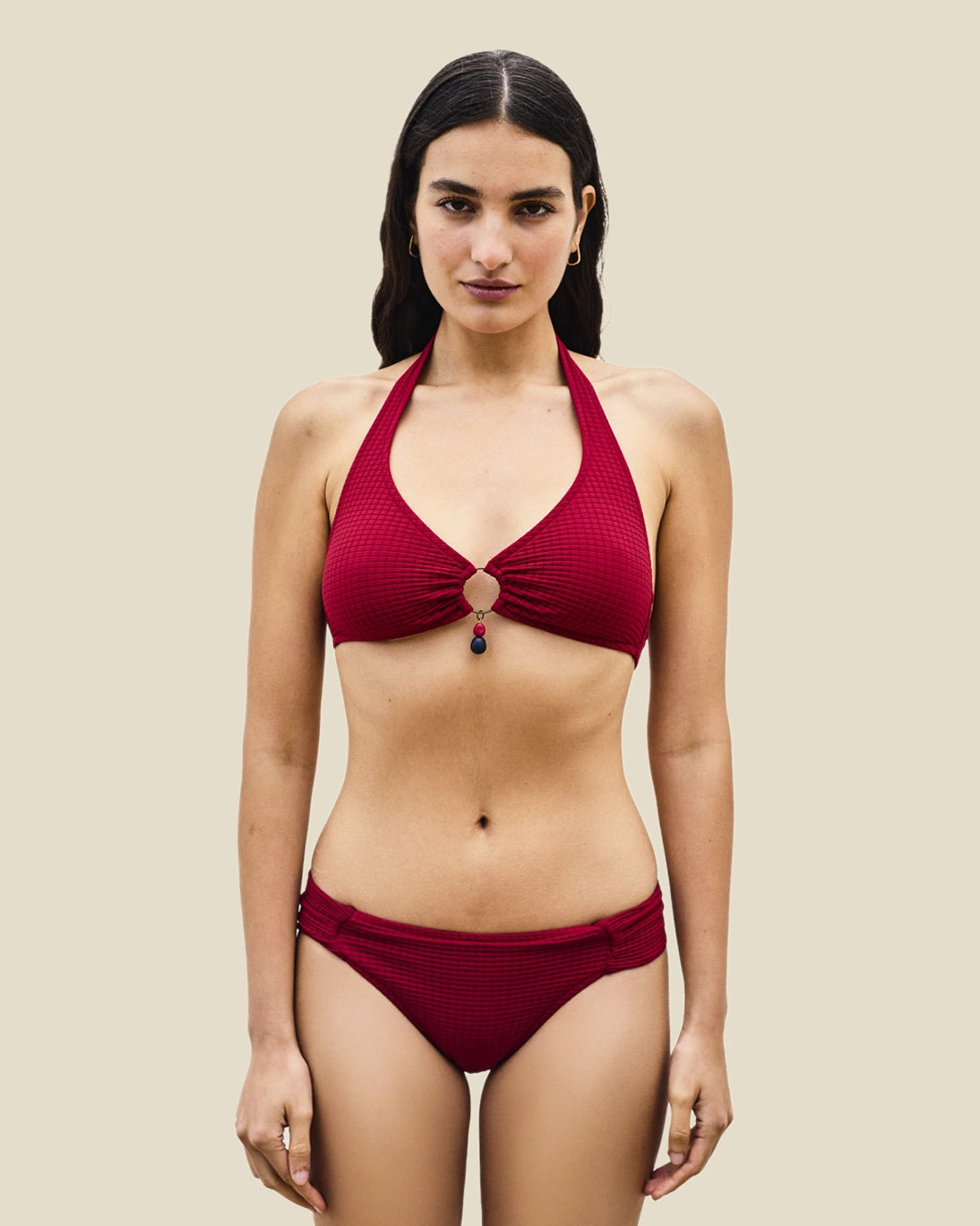 BIKINI ROSSO HALTER