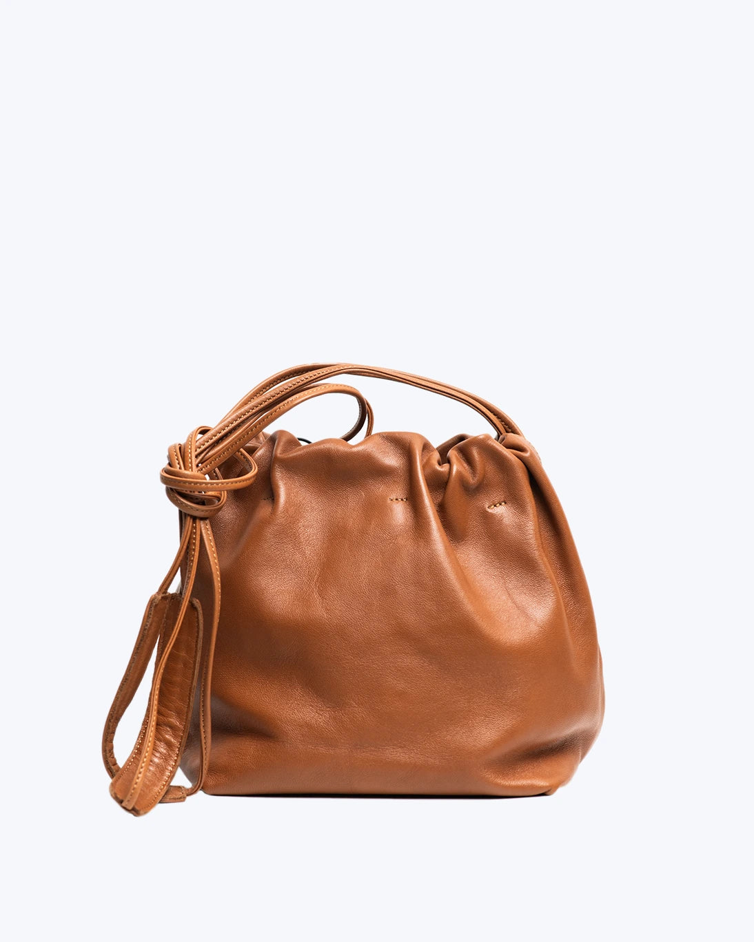 BOLSO PIEL MARRON 30X20CM