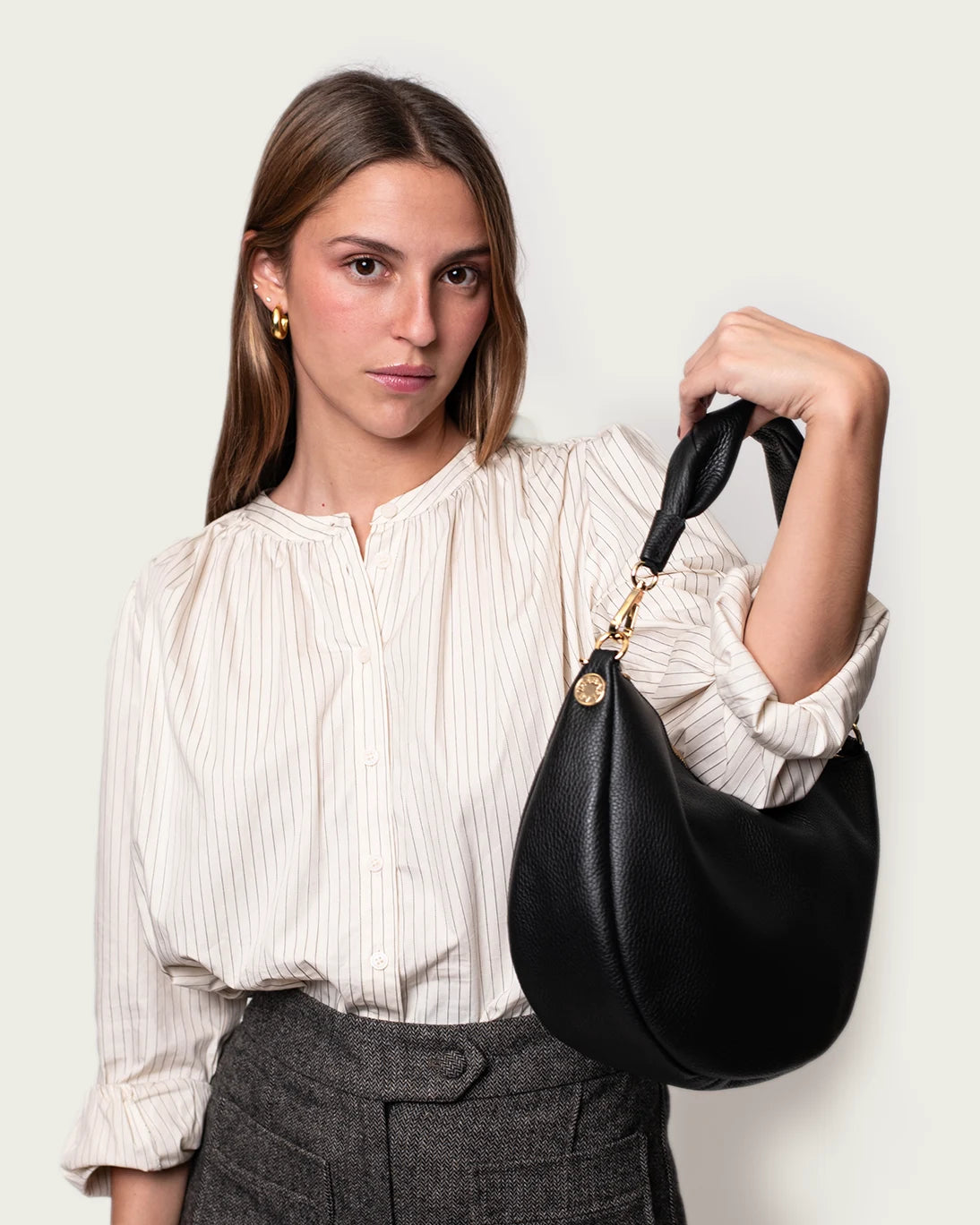 BOLSO MINI GONDOLA NEGRO 29X23CM