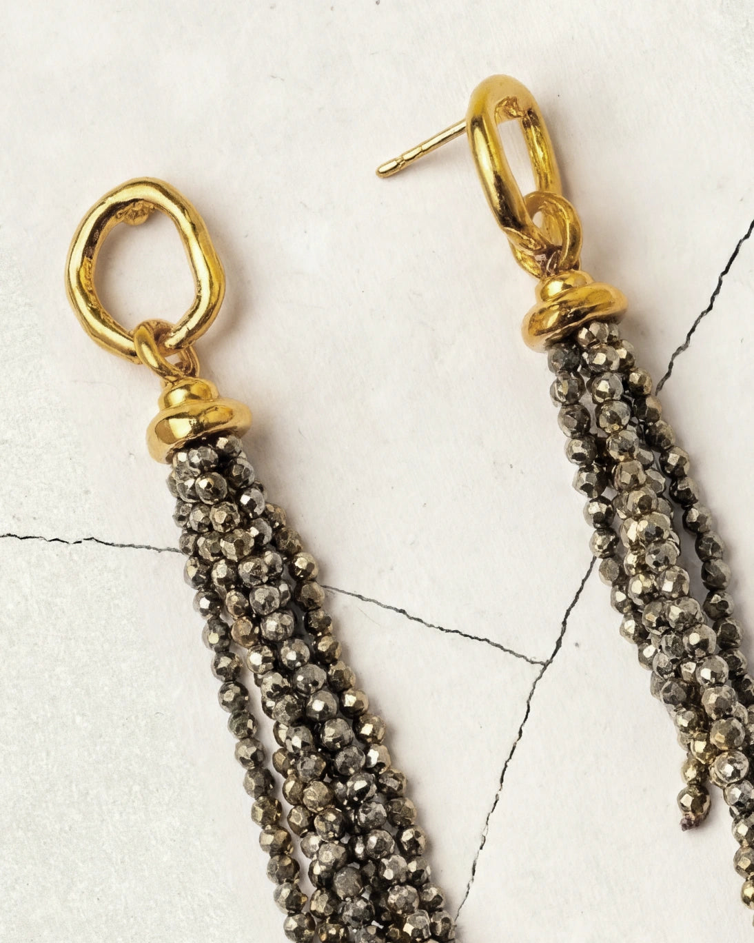 PYRITE EARRINGS