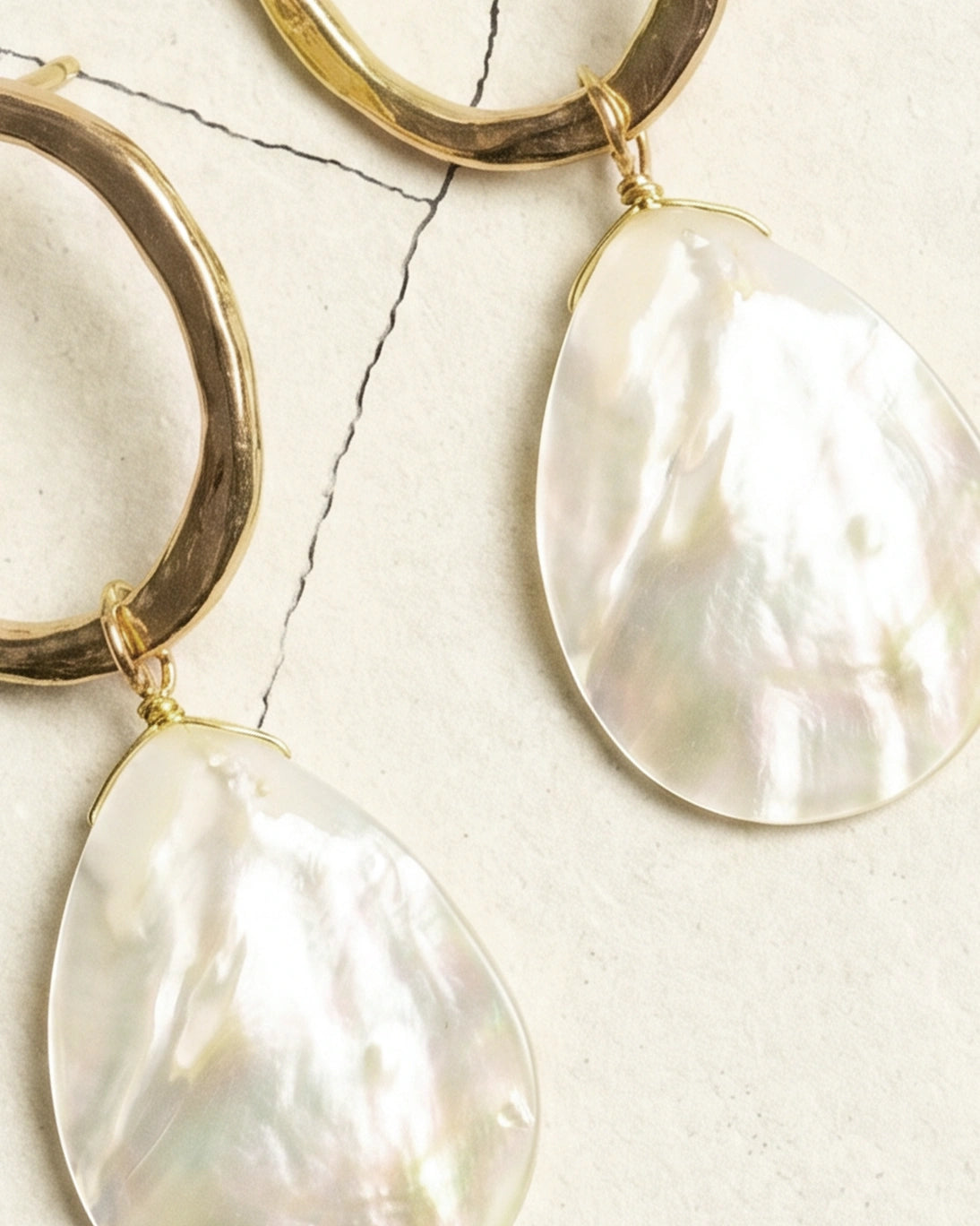 PENDIENTES MADRE PERLA