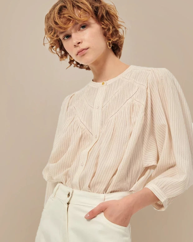 Blusa de Sessun blanco hueso