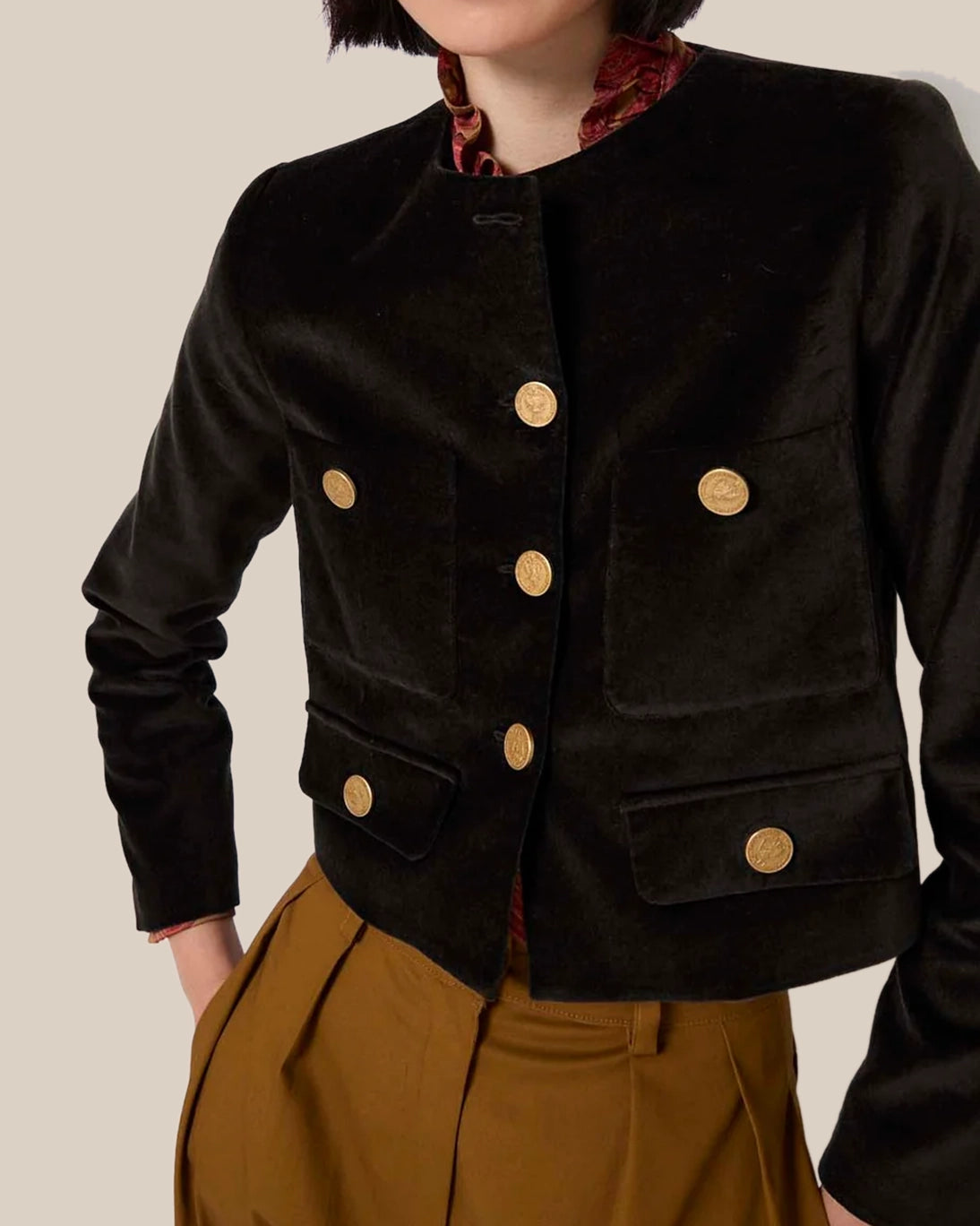 CHAQUETA AINA VELVET