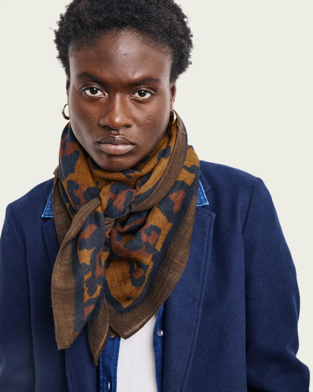 CHAL LEOPARD 120X120CM