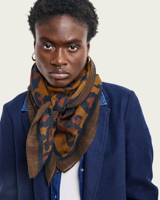 CHAL LEOPARD 120X120CM