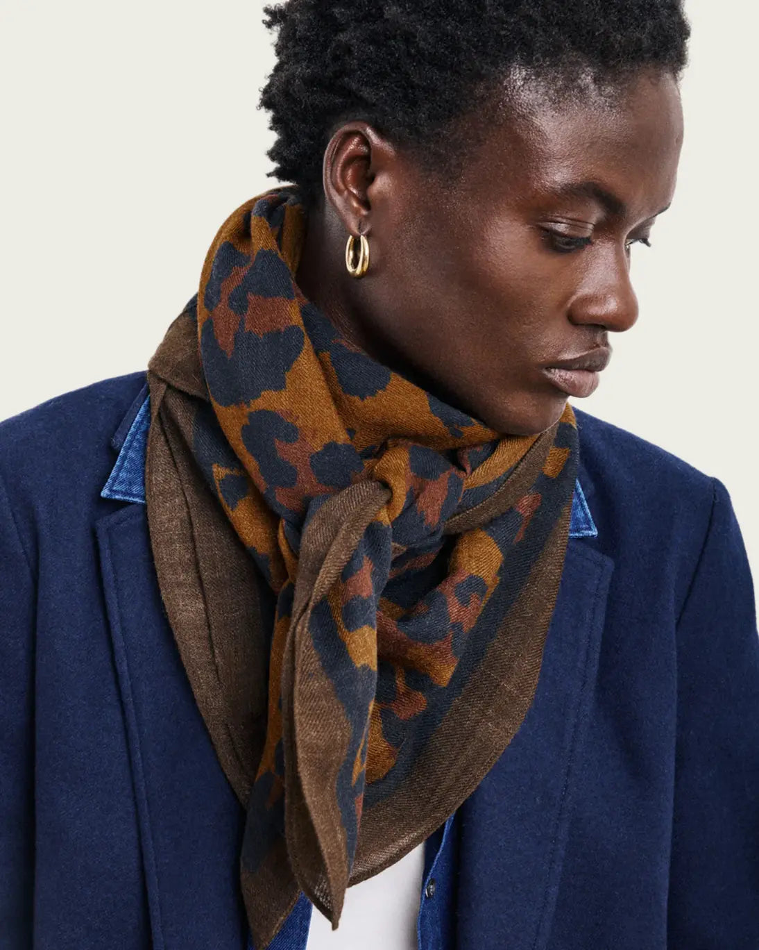 CHAL LEOPARD 120X120CM