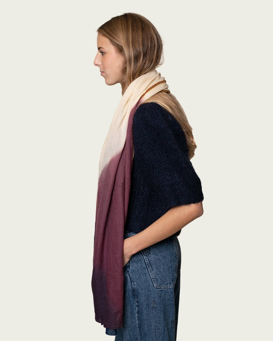 CHAL LANA Y SEDA 70X180CM