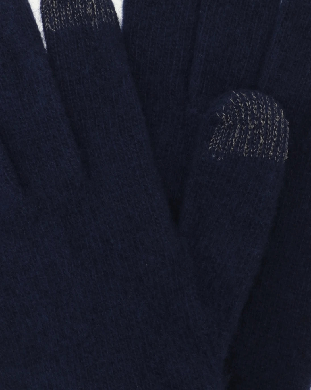 GUANTES LANA Y CASHMERE AZUL MARINO