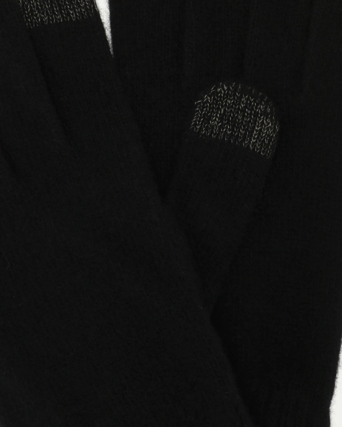GUANTES LANA Y CASHMERE NEGROS