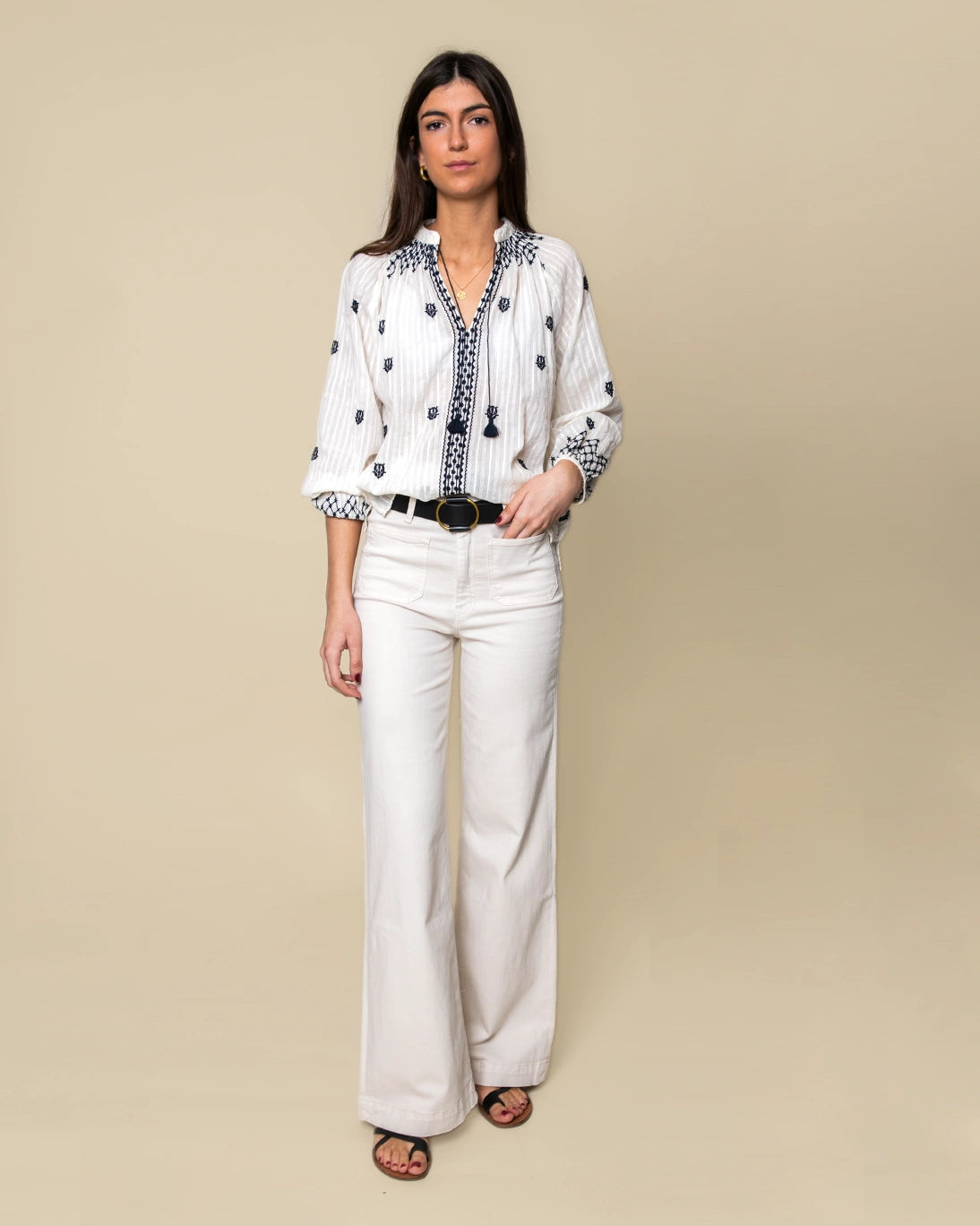 Pantalón Edna blanco