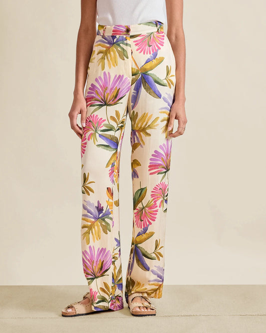 Pantalones Positano de flores de la marca Hartford
