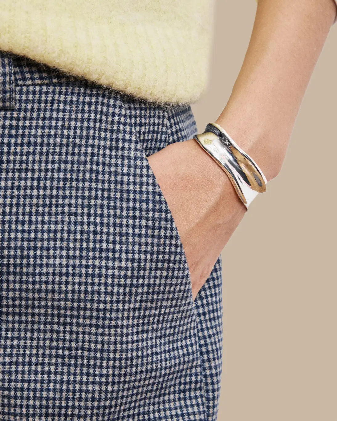 PANTALÓN POSITANON PATA DE GALLO