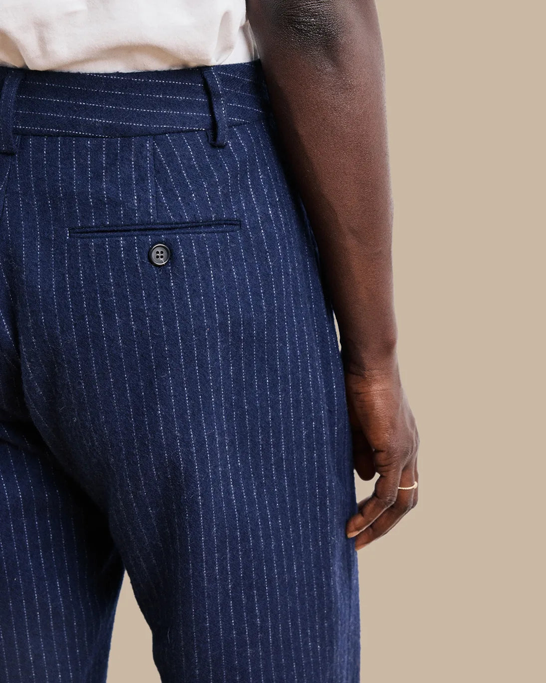 PANTALÓN POSITANON RAYA DIPLOMÁTICA