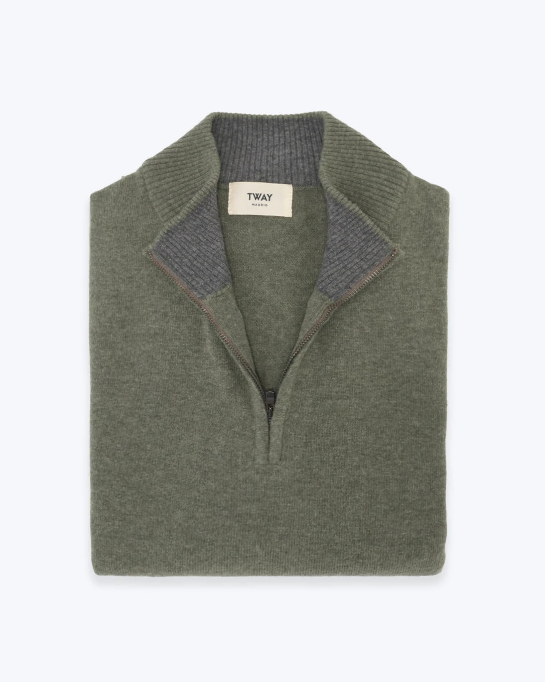 JERSEY CREMALLERA VERDE