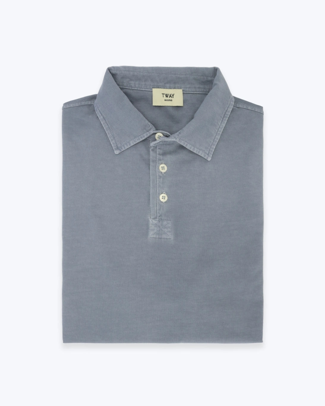 POLO PUNTO LISO GRIS