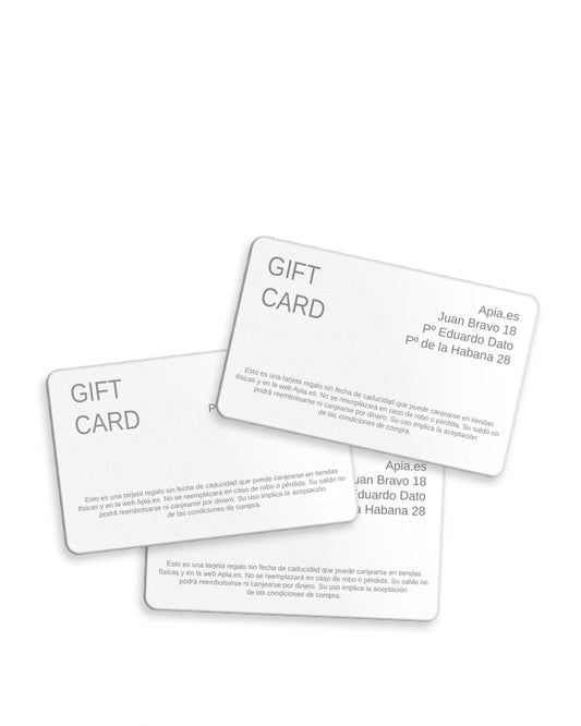 TARJETA REGALO FÍSICA