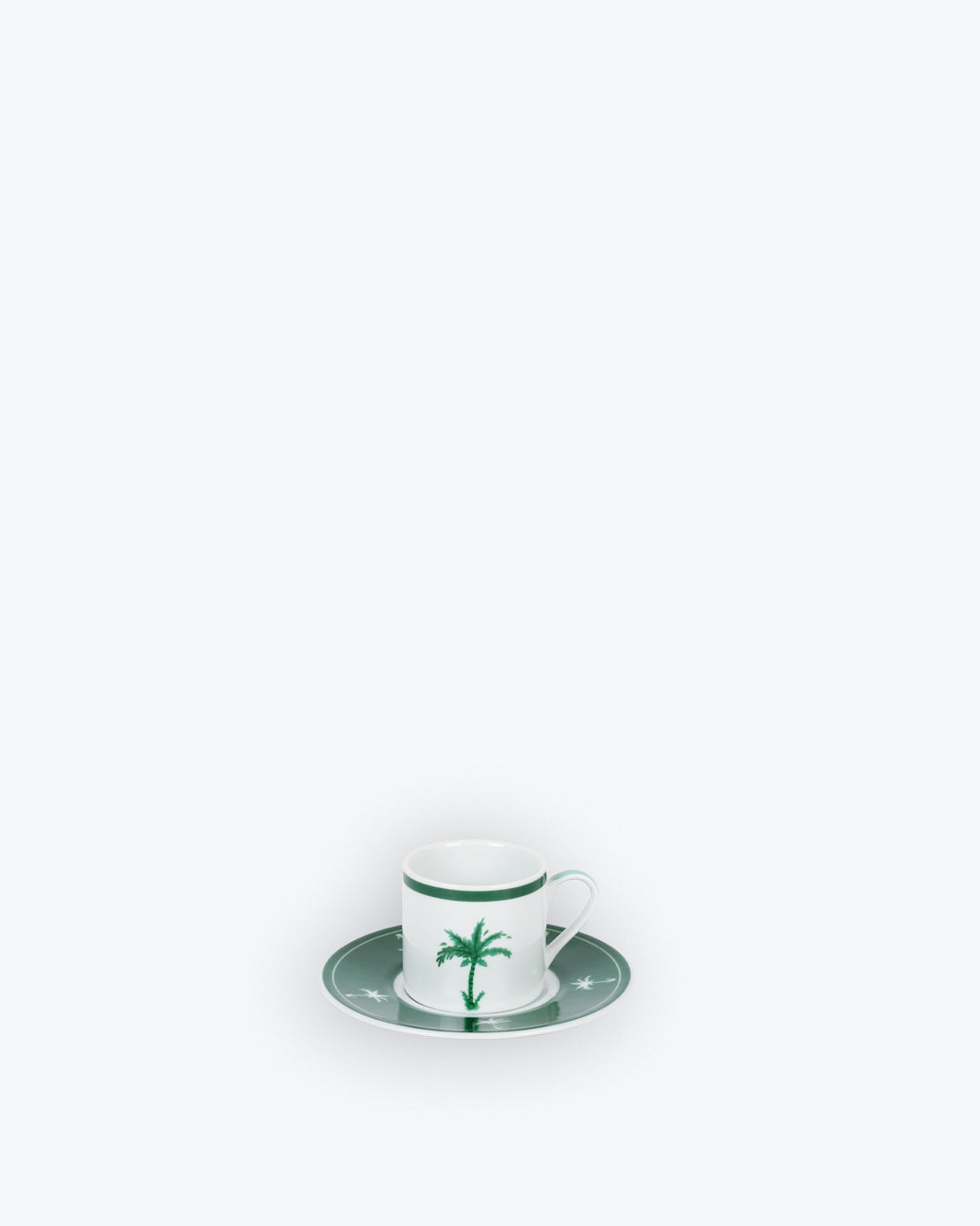 SET DE 2 TAZAS DE CAFÉ PALMERA