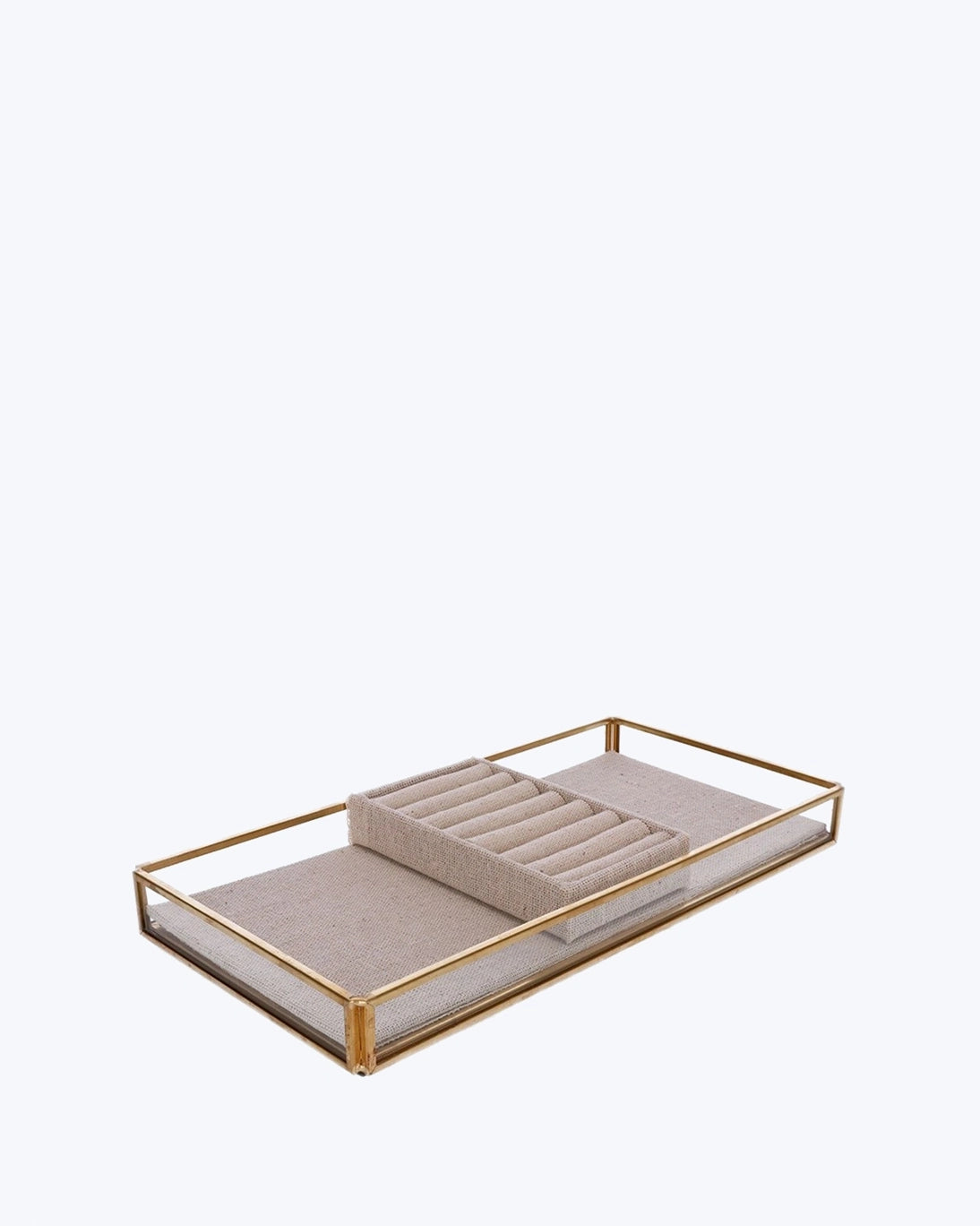 BANDEJITA JOYERO CRISTAL 26x13cm