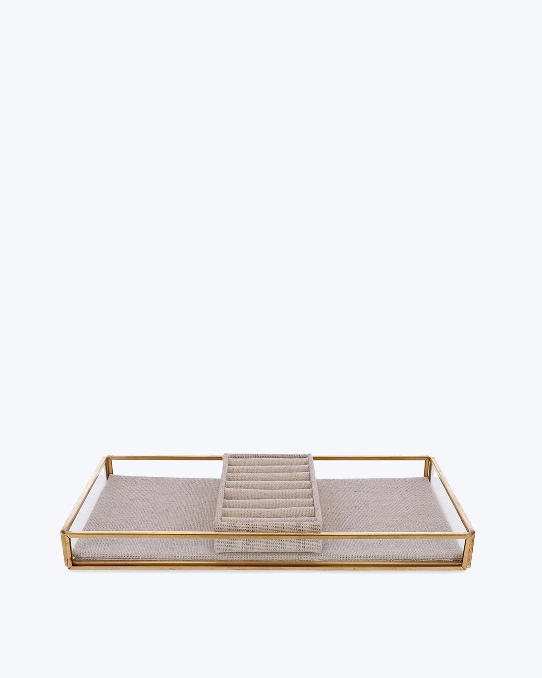 BANDEJITA JOYERO CRISTAL 26x13cm