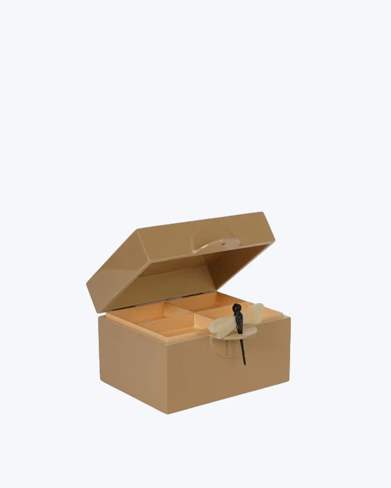 CAJA LACADA LIBÉLULA 18X14CM