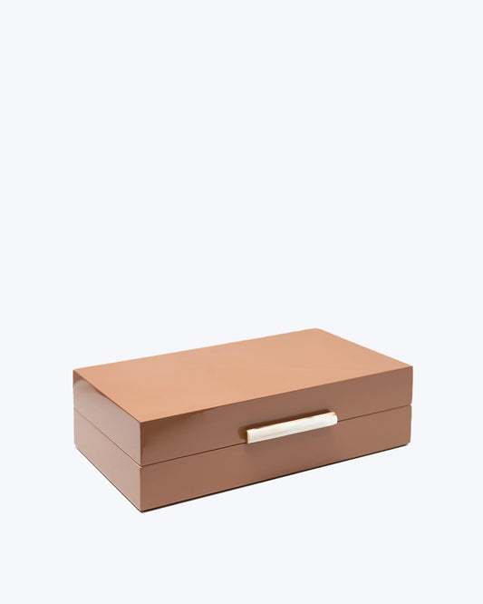 CAJA LACADA PALO DE CUERNO 28X16X8CM