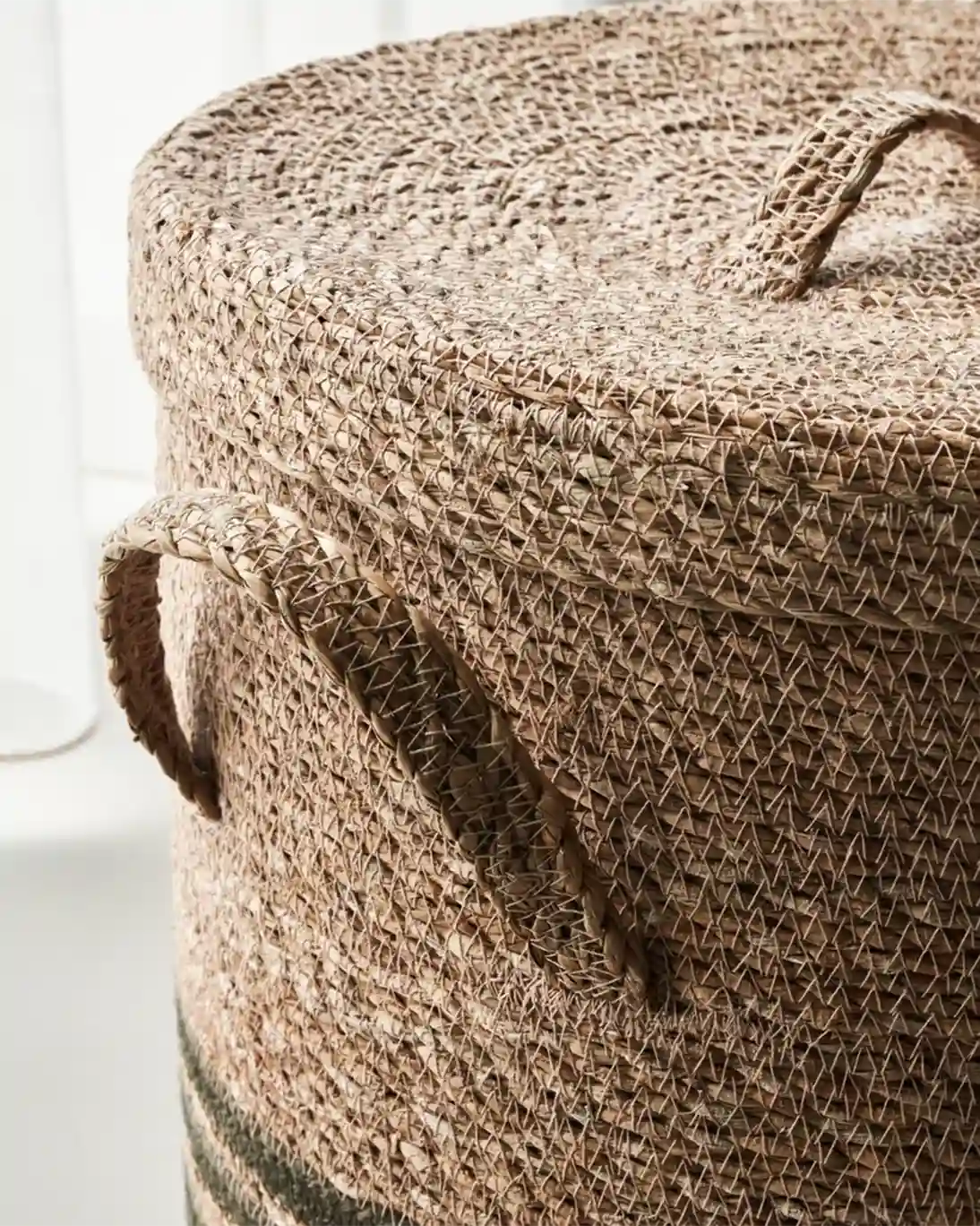 BASKET WITH LID 40X35CM