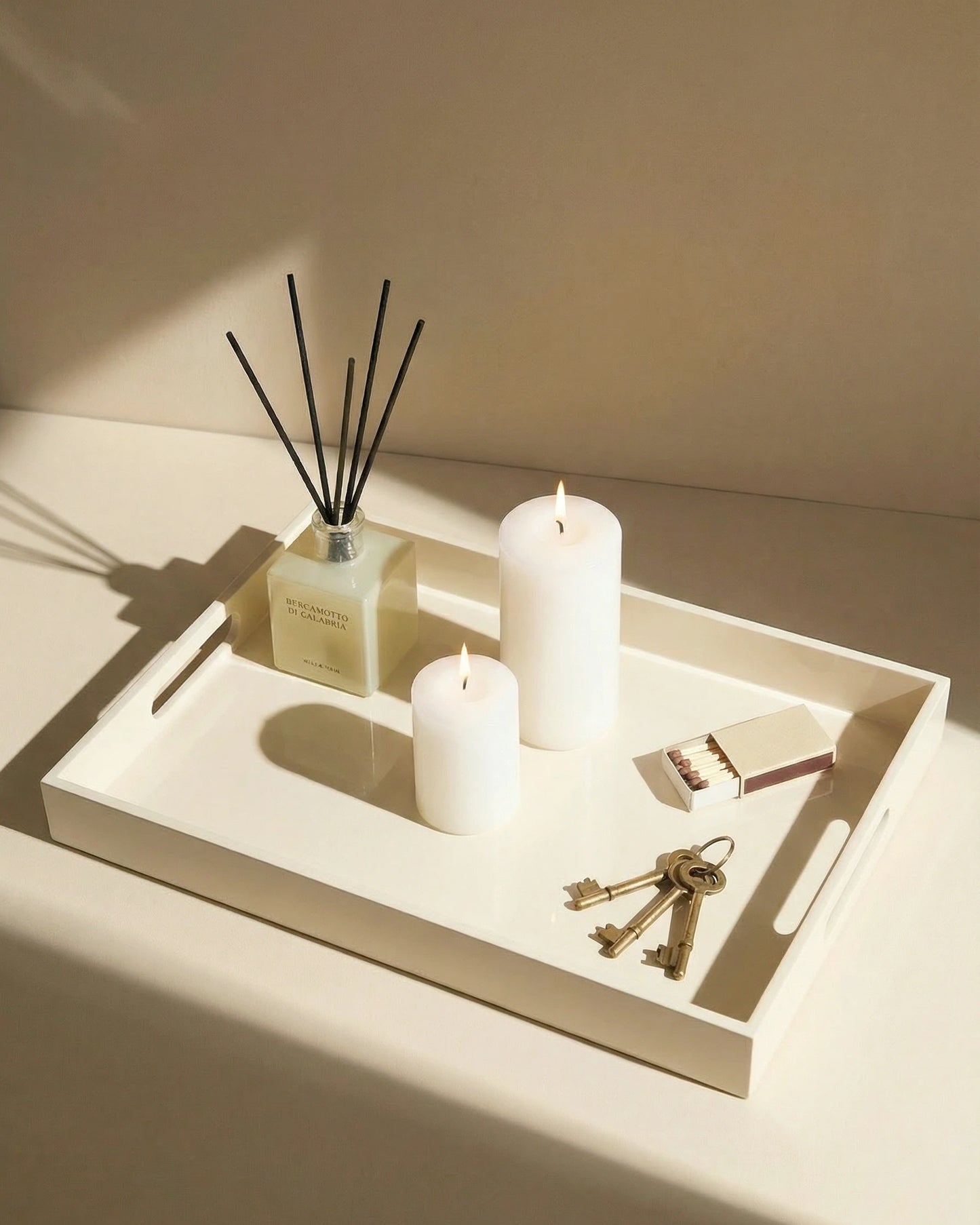 BANDEJA LACADA HUESO 40X30CM